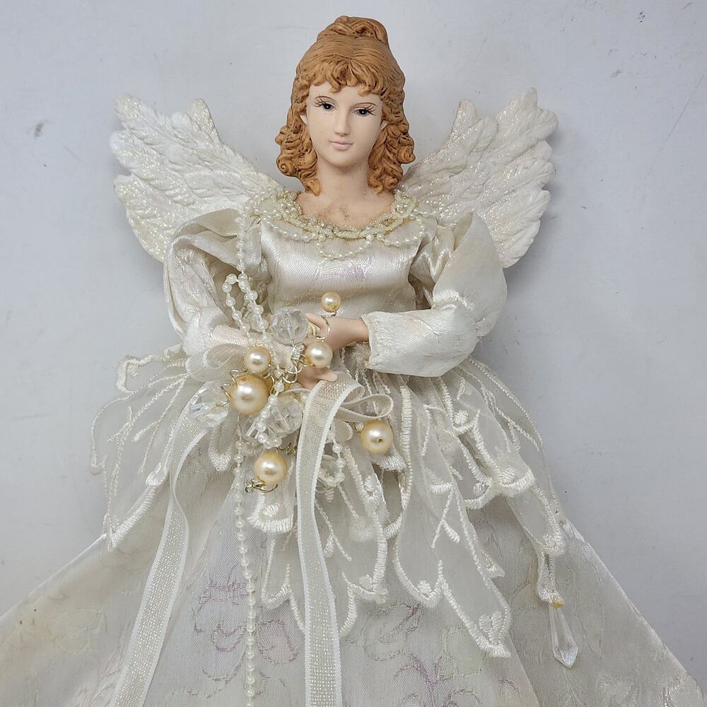 Vintage Angel Christmas Tree Topper - Picture 2 of 7